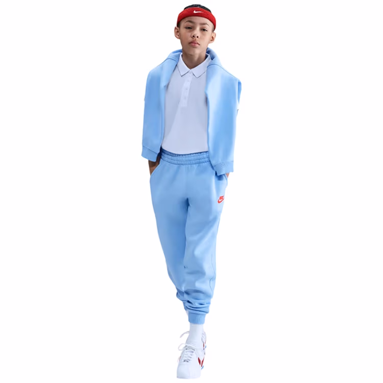 Pantaloni Nike K NSW CLUB FLC JGGR LBR